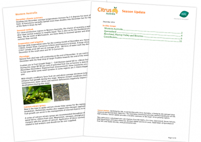 Citrus Australia (Season Update)