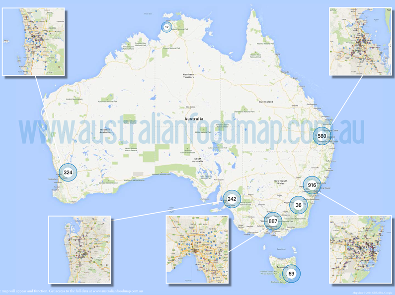 Australian Food Map